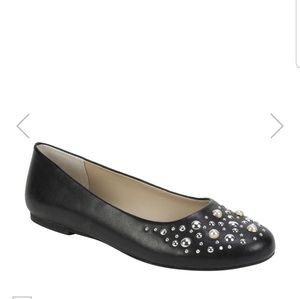 Pearl Embellished Flats